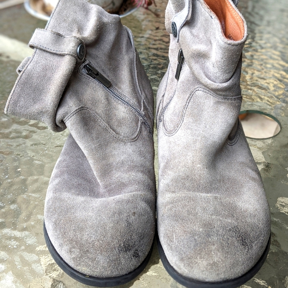 Birkenstock Sarnia booties, Size 39, Gray